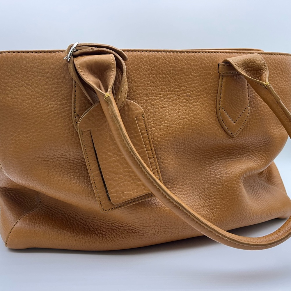 Cole Haan Tan Leather Tote Bag - Picture 2 of 6